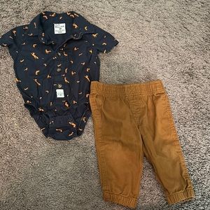 Button up infant set